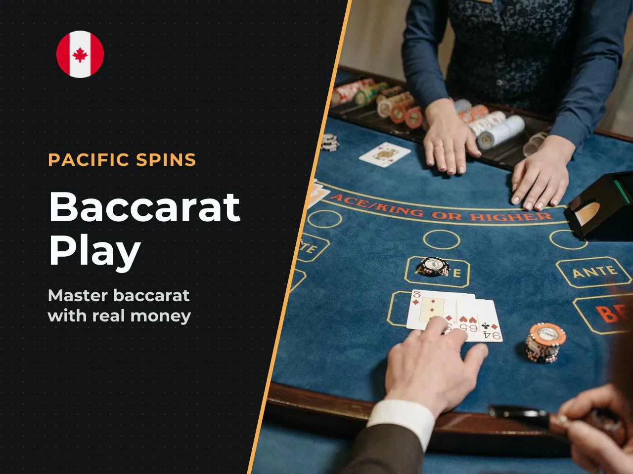 Your First Bet in Baccarat Real